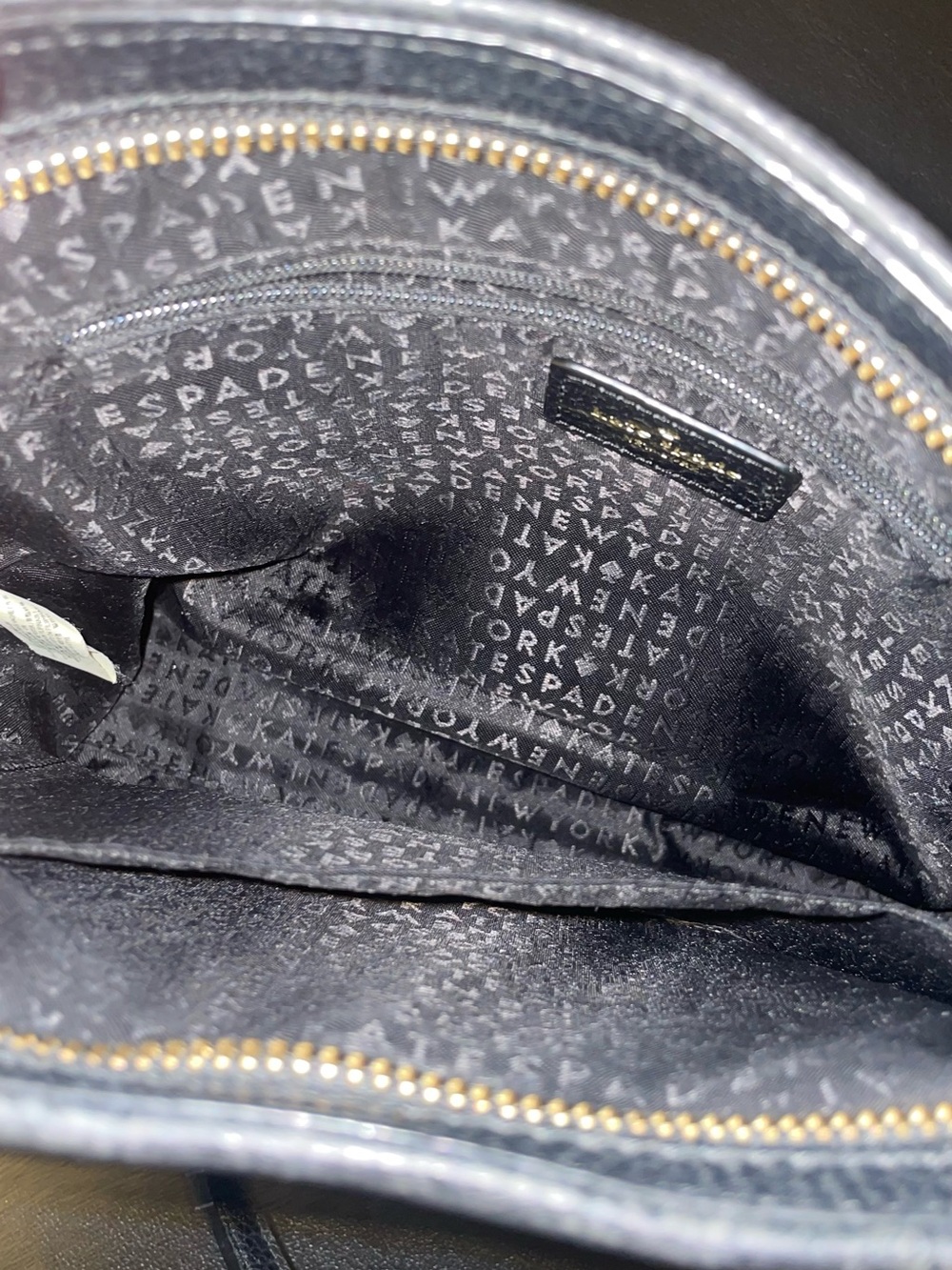 Kate Spade Chester Street Dessi Black Pebbled Leather Crossbody Bag Tassel - Picture 5 of 7
